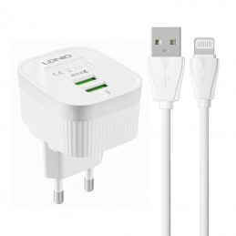 Wall charger  LDNIO A201 2USB +  Lightning cable
