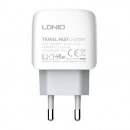 Wall charger LDNIO A3312 3USB + MicroUSB cable