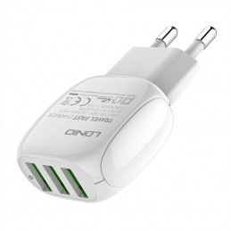 Wall charger LDNIO A3315 3USB + MicroUSB cable