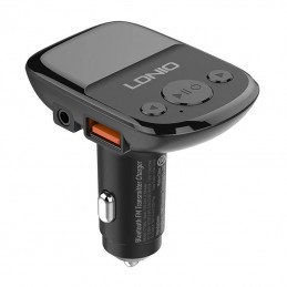 LDNIO Bluetooth C706Q, 2USB, AUX Transmiter FM + USB-C cable