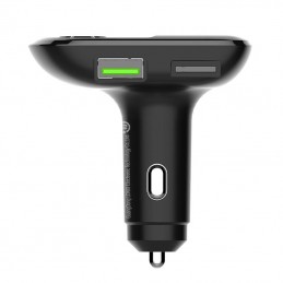 LDNIO Bluetooth C706Q, 2USB, AUX Transmiter FM + USB-C cable