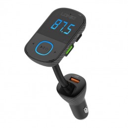 LDNIO Bluetooth C705Q 2USB, USB-C Transmiter FM + USB-C to Lightning cable