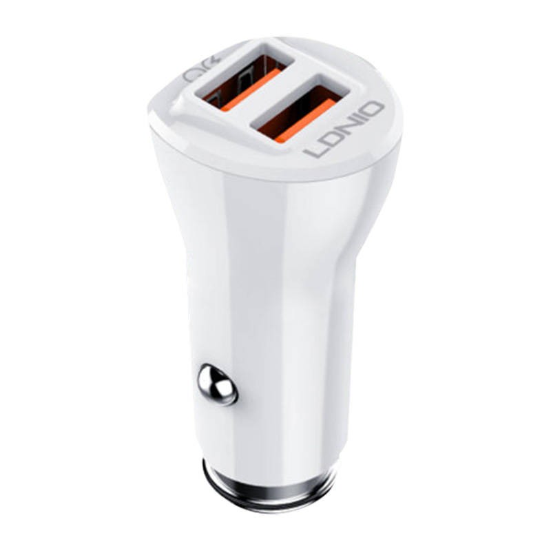 LDNIO C511Q 2USB Car charger + USB-C cable