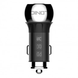 LDNIO C1 USB, USB-C Car charger + USB-C - Lightning Cable