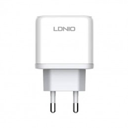 Wall charger LDNIO A2526C USB, USB-C 45W + USB-C - Lightning Cable