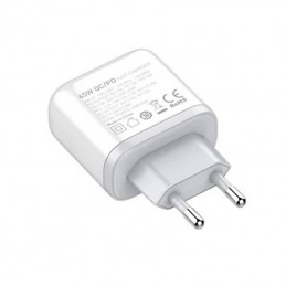 Wall charger LDNIO A2526C USB, USB-C 45W + USB-C - Lightning Cable