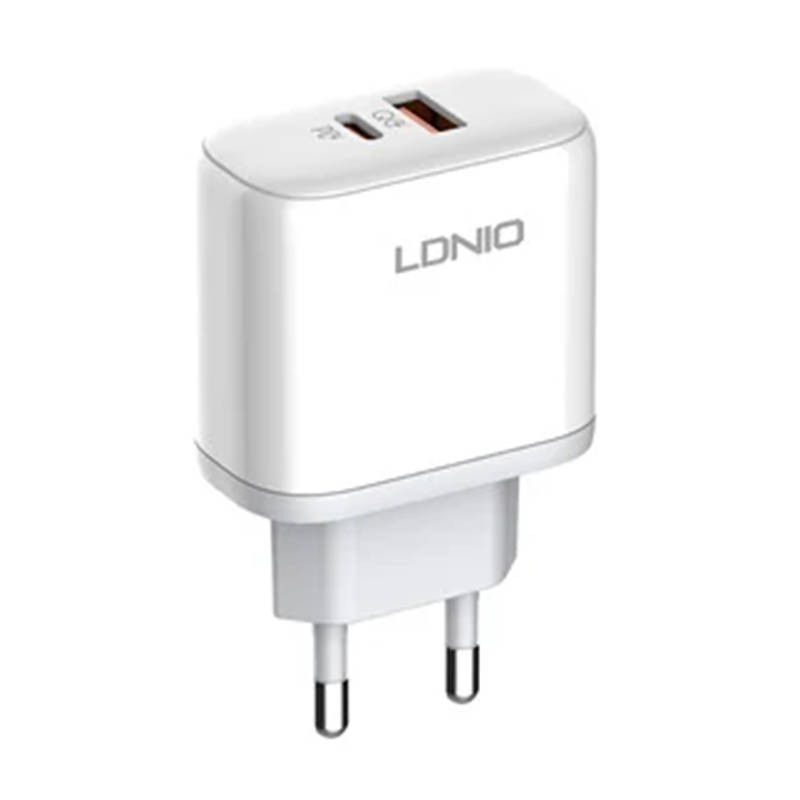 Wall charger LDNIO A2526C USB, USB-C 45W + USB-C Cable