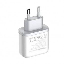 Wall charger LDNIO A2526C USB, USB-C 45W + USB-C Cable