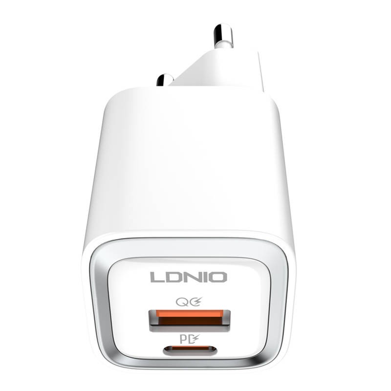 Wall charger  LDNIO A2318C USB, USB-C 20W + Lightning Cable