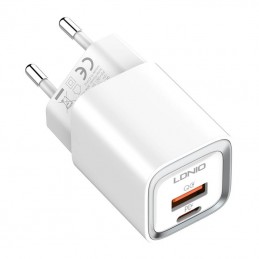 Wall charger  LDNIO A2318C USB, USB-C 20W + Lightning Cable