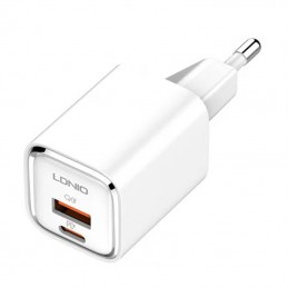 Wall charger LDNIO A2317C  USB, USB-C 30W + USB-C - Lightning Cable