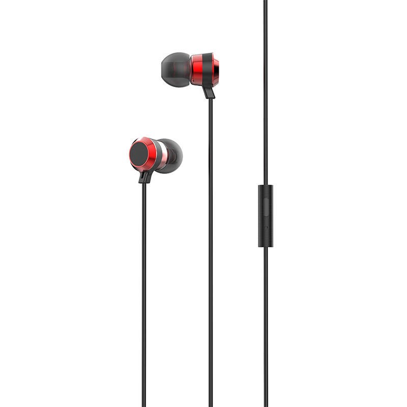 LDNIO HP02 wired earbuds, 3.5mm jack (black)