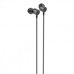 LDNIO HP04 wired earbuds, 3.5mm jack (black)