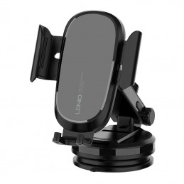 LDNIO Gravity Car Mount ,MW21-1, with inductive charger 15W (Black)
