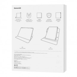 Baseus Minimalist Series IPad 10.2" Magnetic protective case (grey)