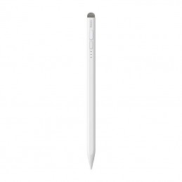 Smooth Writing Stylus with LED Indicators (Active+Passive) White