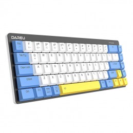 Mechanical keyboard Dareu EK868  Bluetooth (white-blue-yellow)