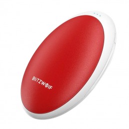 Portable hand warmer, Powerbank 5200mAh Blitzwolf BW-P15 (red)
