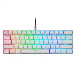 Mechanical gaming keyboard Motospeed CK61 RGB (white)