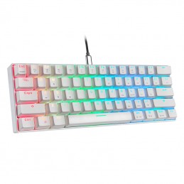 Mechanical gaming keyboard Motospeed CK61 RGB (white)