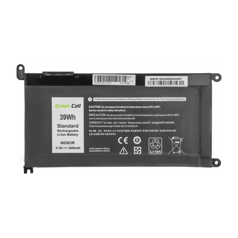 Batetery Green Cell WDX0R WDXOR for Dell Inspiron 13 5368 5378 5379 14 5482 15 5565 5567 5568 5570 5578 5579 7560 7570 17 5770