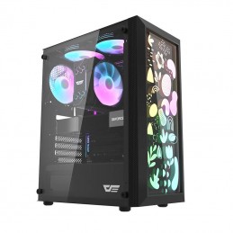 Computer Case Darkflash DK180 Graffiti (black)