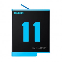 Telesin 3-slot charger + 2 batteries for GoPro Hero 11 / Hero 10 / Hero 9