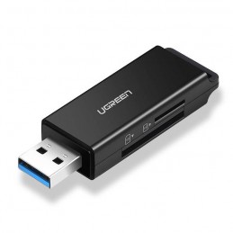 Memory card reader UGREEN CM104 SD/microSD USB 3.0 (black)