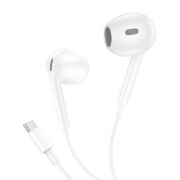 Foneng T61 Wired Earphones, USB-C (White)