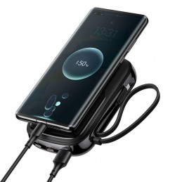 Powerbank Baseus Qpow with Lightning cable, USB-C, USB, 20000mAh, 20W (black)