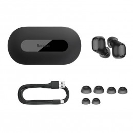 Wireless earphones Baseus Bowie EZ10 (black)