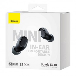 Wireless earphones Baseus Bowie EZ10 (black)