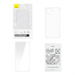 Transparent Case and Tempered Glass set Baseus Corning for iPhone 14